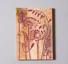 Wooden Charm Wall Plate Set of 4
